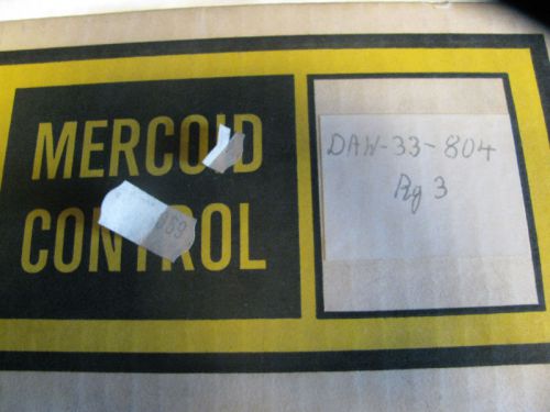 MERCOID PRESSURE CONTROL, P/N  DAW-33-804-RG3, NEW