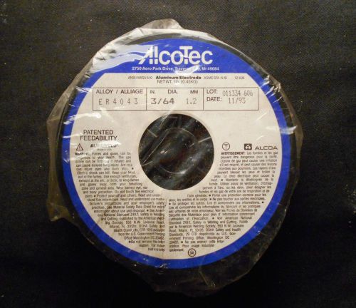 1lb. Roll of AlcoTec 3/64” ER4043 Aluminum MIG Welding Wire