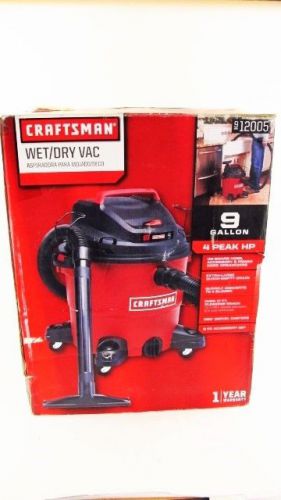 Craftsman 9 gallon 4 peak hp wet/dry vac model: 912005 for sale