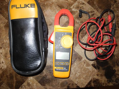 Fluke 324 40/400A AC, 600V AC/DC TRMS Clamp Meter