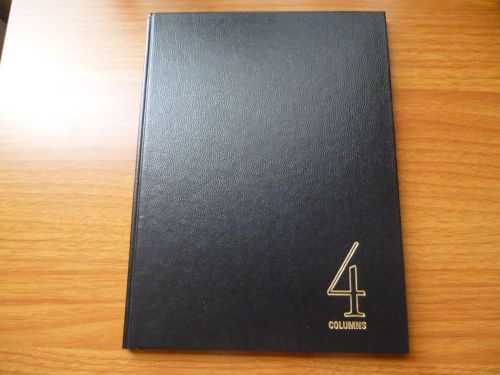 4 COLUMNS COLUMNAR RECORD BOOK, WILSON JONES 74104, 80 PAGES, BRAND NEW!