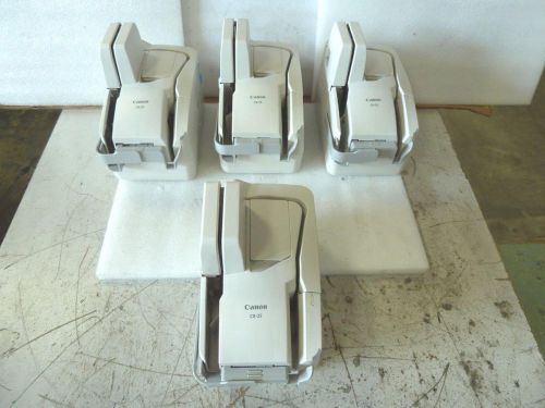 *For Parts* Lot Of 4 Canon CR-25 imageFORMULA Desktop Check Scanner - M11061