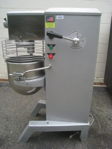 Univex 30 qt mixer w/ bowl guard, ss bowl &amp; dough hook - 115V