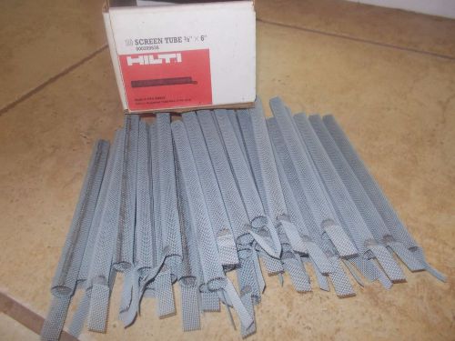 Hilti Screen tube 3/8&#034; x 6&#034; box of 37 pieces Part # 000209536