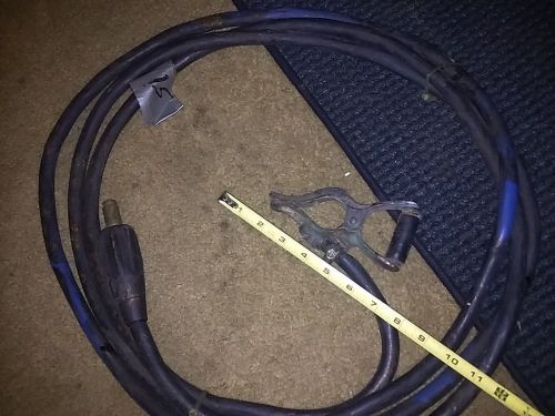 Tweco 15 ft lead, Jackson to Ground Clamp