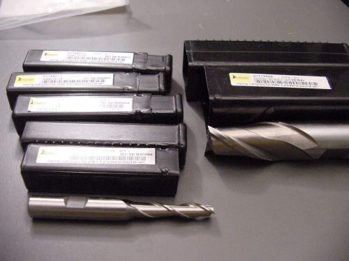 4 INTERSTATE 1/4X3/8X1X3-1/16&#034; BIts &amp; 1 3/4X3/4X1-5/16X3-7/16 single brd mills