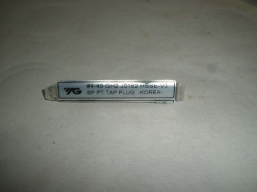 YG Tool 4-40 NC HSS GH2 two flute spiral point plug tap