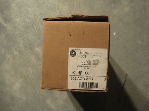 Allen Bradley Full Voltage Starter 509-A0D-A56