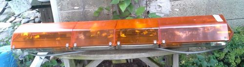 Code 3 MX7000 AMBER lens Tow / Wrecker rotator lightbar USED 58&#034; S/T/T