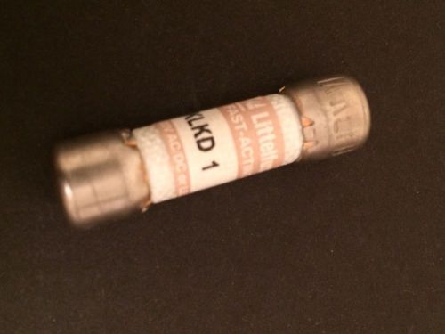 Littelfuse fast-acting midget fuse klkd 1, 600v, 1 amp for sale