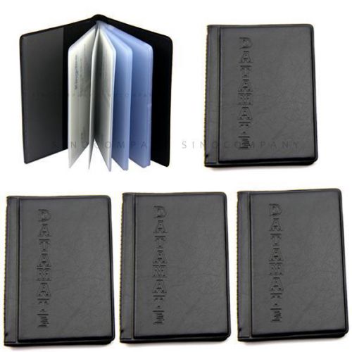 5x Pocket Business Credit ID Card Holder Wallet Case 60 Page women&#039;s men&#039;s C12X5