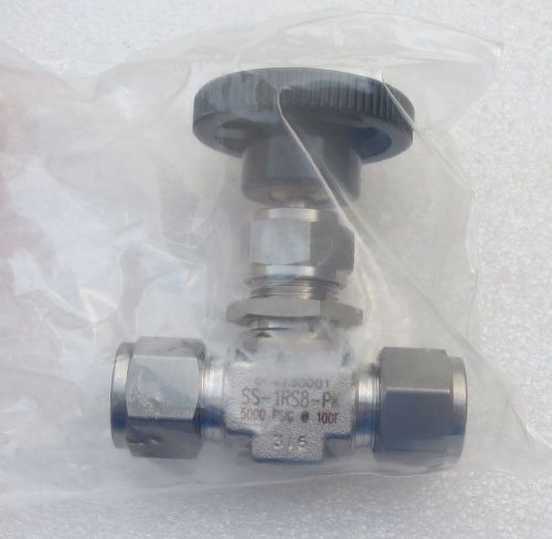 Swagelok 1/2&#034; stainless steel integral bonnet needle valve ss-1rs8-pk  new for sale