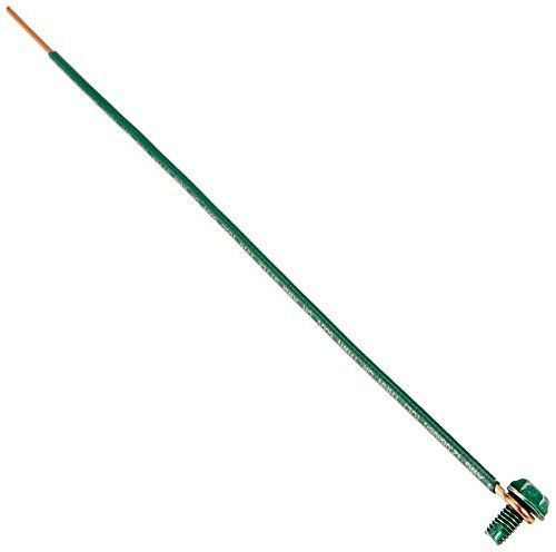 Ideal 30-3390 Solid Wire Grounding Tails, 14 AWG Solid, 8&#034; Tail with Loop and