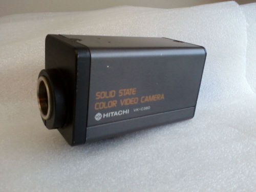 HITACHI SOLID STATE COLOR VIDEO CAMERA VK-C360