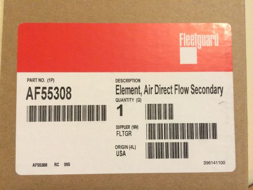 Nib fleetguard af55308 direct flow secondary element for sale