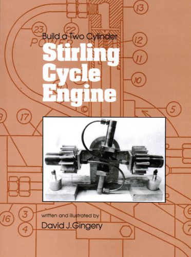 Build a Two Cylinder Stirling Cycle Engine Gingery Book manual gas motor casting