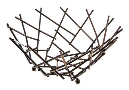 American Metalcraft FRU11 Round Thatch Basket, Brushed Copper