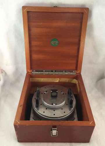 Aa gage 8&#034; ultradex model a optical inspection rotary table with case for sale