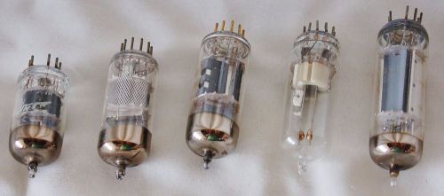VINTAGE ASSORTED LOT OF 5 HAM RADIO TELEVISION TUBES COILS *untested AS-IS*