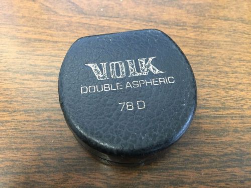 Volk 78D Double Aspheric Lens in a box. NO RESERVE.