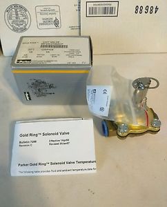 PARKER GOLD RING UNIT VALVE 3/8&#034; NPT  BRASS ORIFICE: 5/8&#034;  06F23C140ACF    NIB