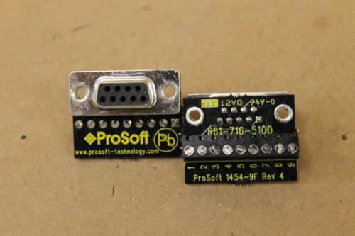 PROSOFT 1454-9F (LOT OF 2) CONNECTORS