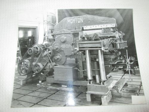 Morton Mfg 8 x 10 Photograph Muskogen Heights, Michigan Metal Working D