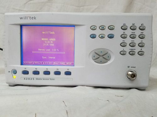 Willtek 4202s mobile service tester - as is (see description) for sale