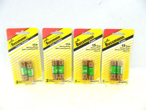 BUSSMANN  HEAVY DUTY FUSES 30A, 20A, (2) 15A