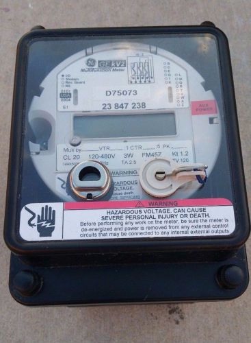 Lot of 10 GE KV2 CL-20 Mulitfunction Digital Meter