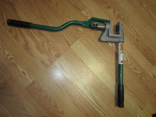 Greenlee Model 710 1-11/32&#034; Manual Metal Stud Knockout Punch 1&#034; Conduit