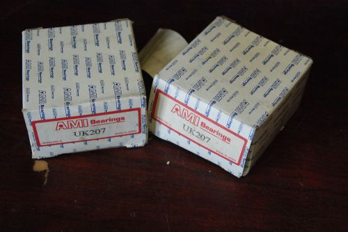 AMI Bearings, UK207  Lot of 2     NEW