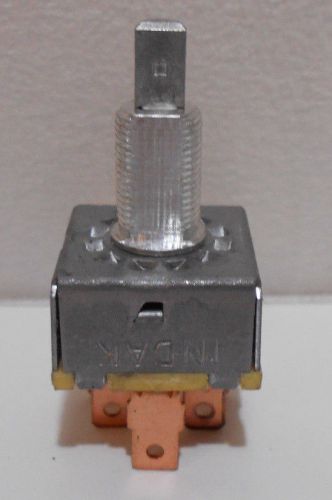 Indak Pat. No. 3.159.722 (3,159,722) 3159722 3 Speed Switch Heater 5 Terminals