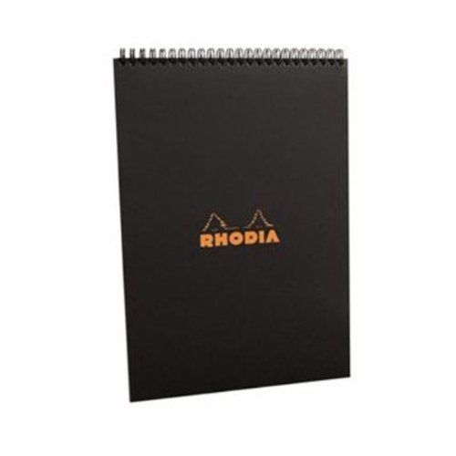 Rhodia Wirebound Notebooks ruled 8 1/4 in. x 12 1/2 in. black