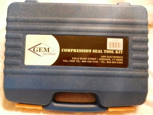Gem-cs-tk gem electronics compression crimper / wire stripper kit for sale