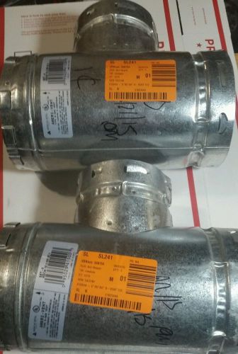 Lot of-2    AMERI-VENT 5ET Type B Gas Vent System Standard T Snaplock Coupling