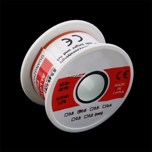 0.6mm 50G 60/40 Tin Lead Rosin Core Solder Flux Soldering Welding Reel G8