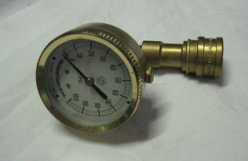 New mcdaniel controls psi gauge w/ female quick connect, 0-100 psi, warranty for sale