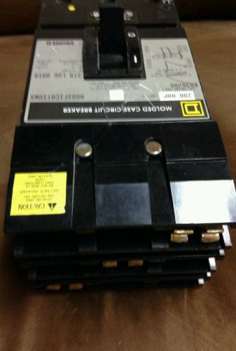 ka36200 square D 200 amp 3 phase breaker