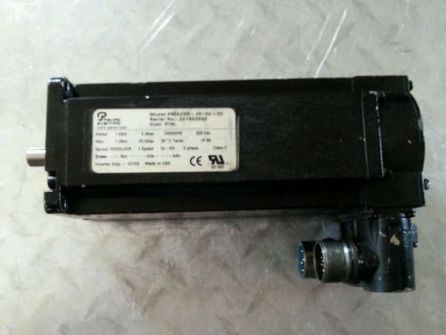 Pacific Scientific Servo Motor 1 KW  7400Rpm 320vdc 11mm  Shaft PMA23D-00100-00