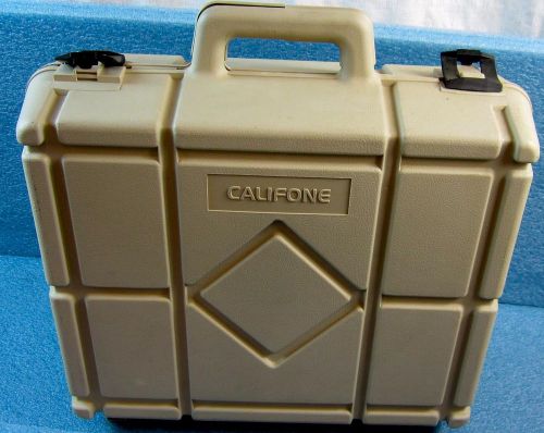 CALIFONE EMPTY PLASTIC CARRYING CASE FOR 292AV 1218AV LISTENING CENTER SET