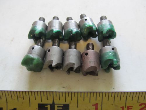 Aircraft tools 10 each 5/16 collar cutters 1/4 28 threaded