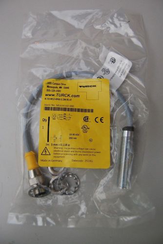 New turck inductive proximity sensor bi 3u-m12-rp6x-0.2m-rs 4t for sale