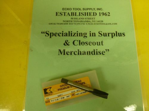 SPIRAL POINT TAP HI-PERFORMANCE SEMIT BOTTOM 7/16-20 KENNAMETAL/OSG NEW $6.00