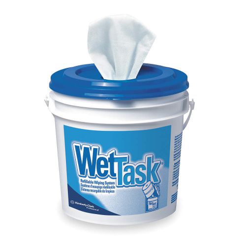 KIMTECH 06001 Disposable Wipes, Bucket, White, 6PK, FREE SHIPPING, @4A@