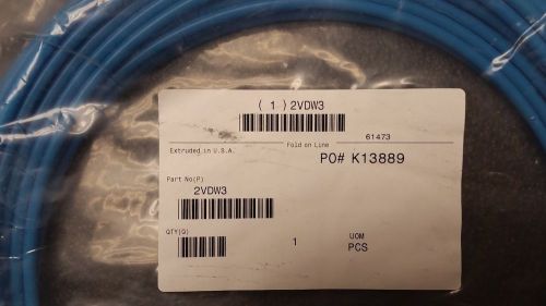 NYCOIL 2VDW3 100 ft. Blue Nylon Tubing, 1/4&#034; Outside Dia., 11/64&#034; Inside Dia.