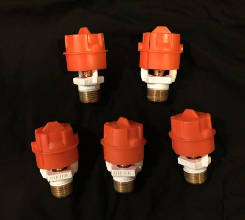 5 Viking Freedom VK468 Residential White Pendent Fire Sprinklers 175 F 1/2 NPT