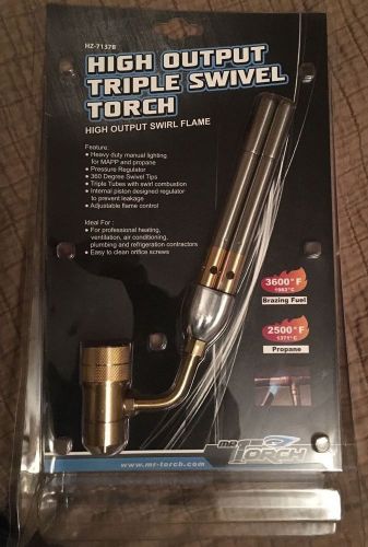 Mr torch high output triple swivel torch  hz-7137b brand new for sale