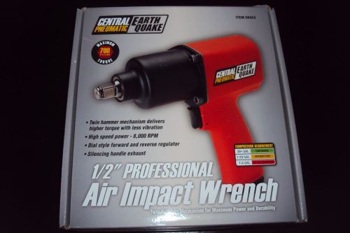 BRAND NEW CENTRAL PNEUMATIC 1/2&#034; PROFESSIONAL AIR IMPACT WRENCH 68424