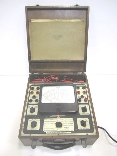 Vintage Precision Model EV-10 Vacuum Tube Multi Range Tester Circa 1944